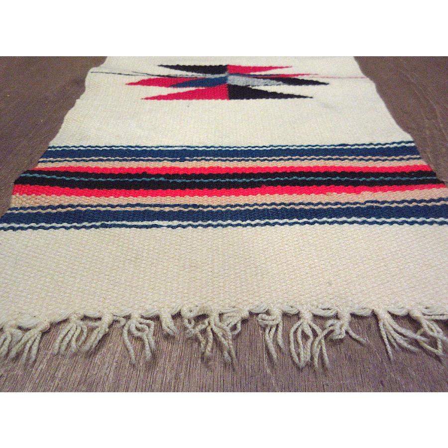 ビンテージ○チマヨラグsize 51.5cm×25.5cm○210929s5-rugインディアン