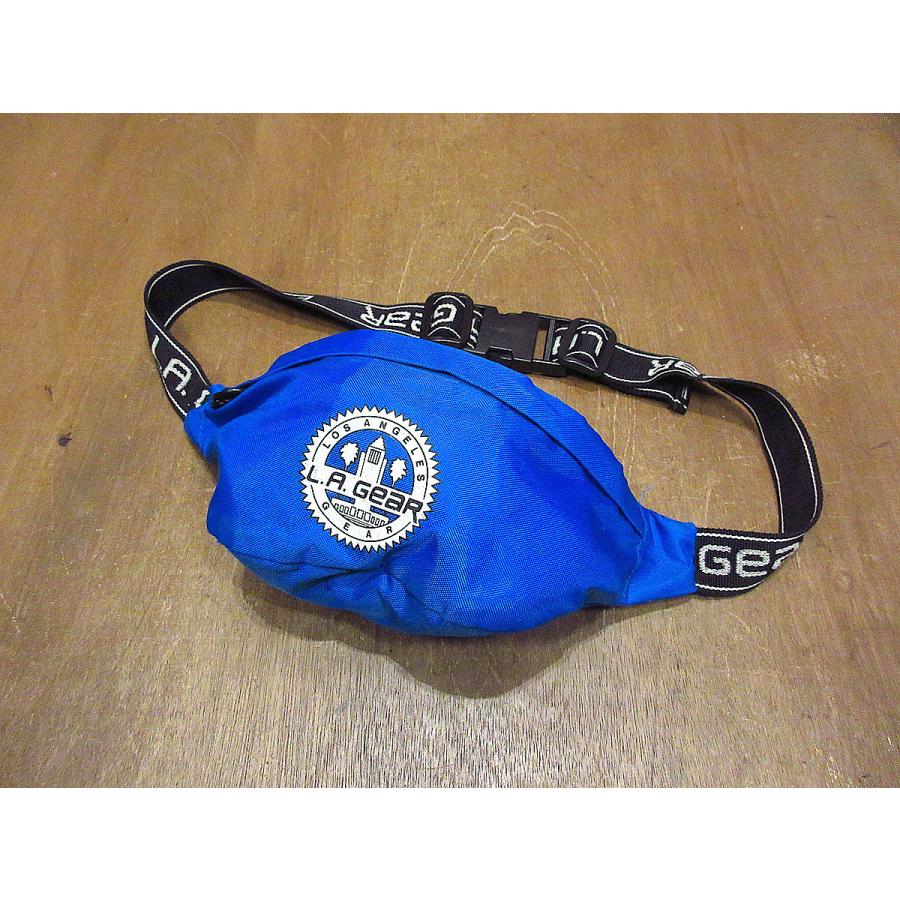 ビンテージ90's○L.A.GEARナイロンファニーパック○211001s5-bag-wst