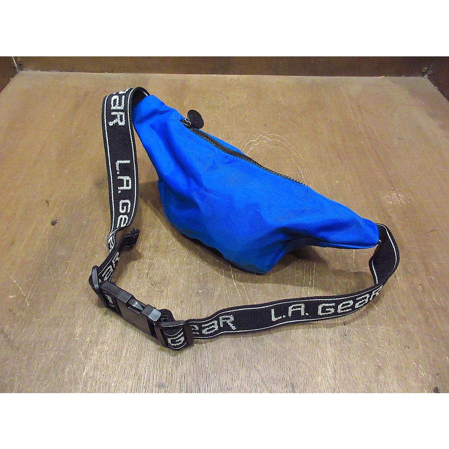 ビンテージ90's○L.A.GEARナイロンファニーパック○211001s5-bag-wst