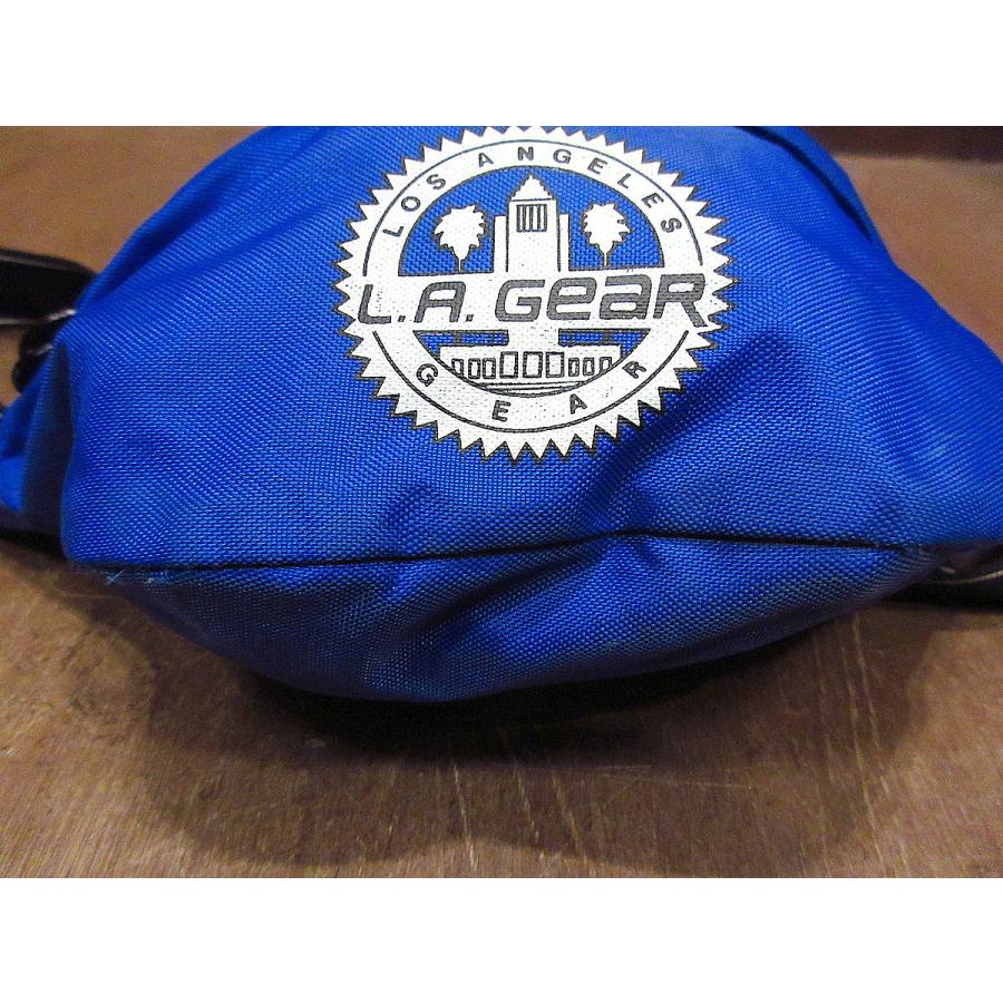 ビンテージ90's○L.A.GEARナイロンファニーパック○211001s5-bag-wst