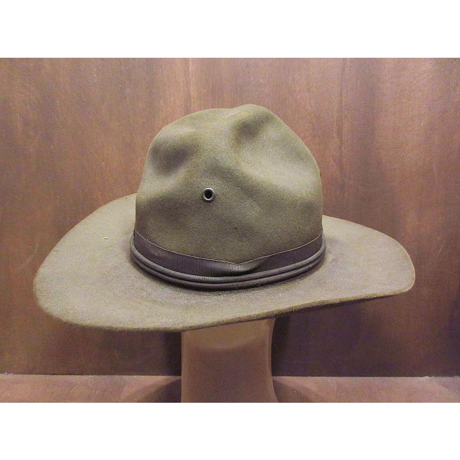 ビンテージ40's○U.S.ARMY顎紐付きキャンペーンハットsize 7 3/8