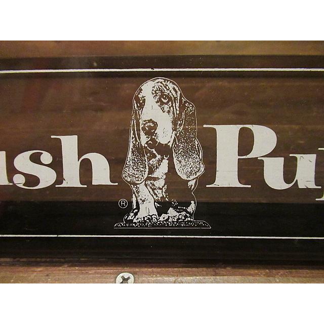 【非売品】Hush Puppies 525 店舗用看板 ディスプレイライト看板 ビンテージ○Hush PuppiesアドバタイジングサインA○odst ハッシュ
