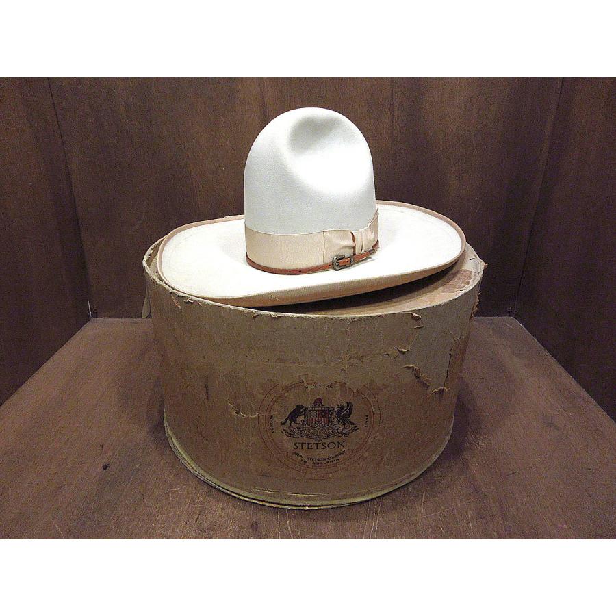 ビンテージ-40's○DEADSTOCK箱付きSTETSON 3Xフェルトカウボーイハット