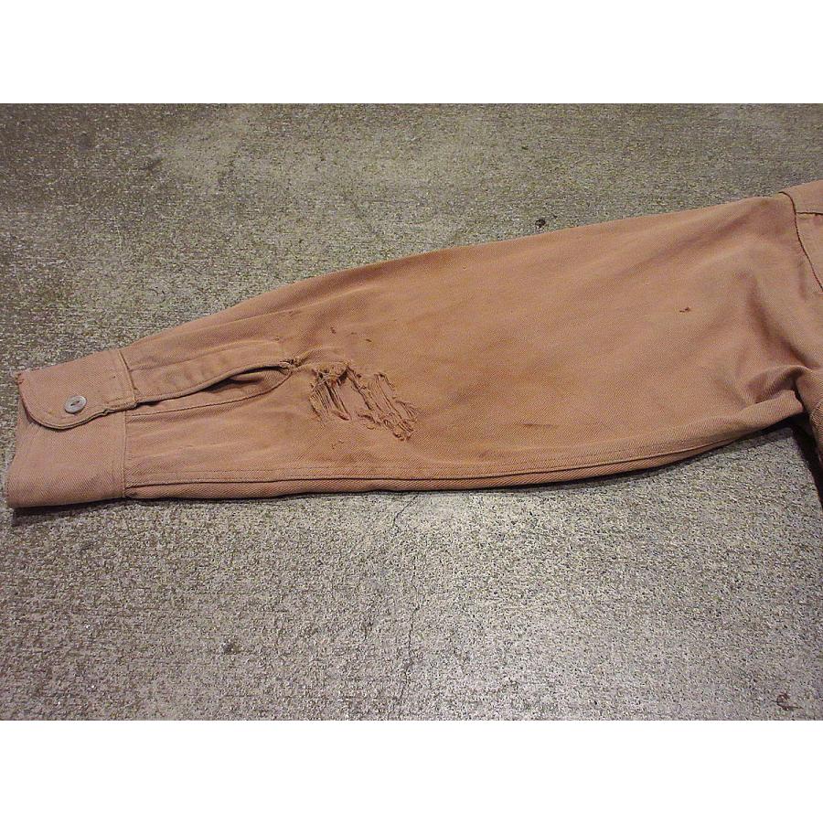 ビンテージ40's○TUF NUTマチ付きワークシャツsize 14-2