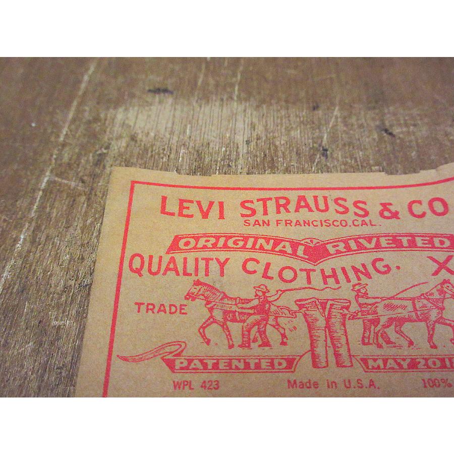 ビンテージ60's○DEADSTOCK Levi'sファクトリーパッチ○211030s8