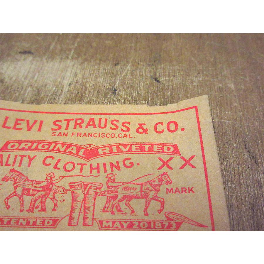 ビンテージ60's○DEADSTOCK Levi'sファクトリーパッチ○211030s8