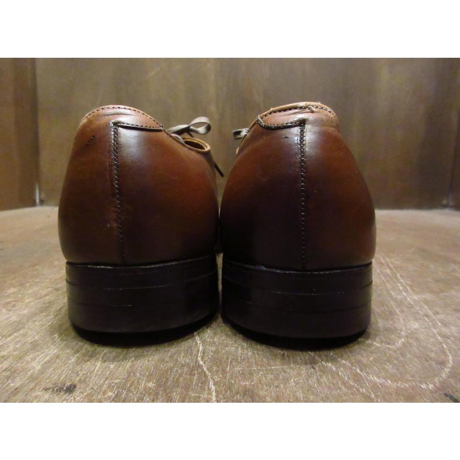 ビンテージ70's○Wrightレザーキャップトゥシューズ茶size 11 3A