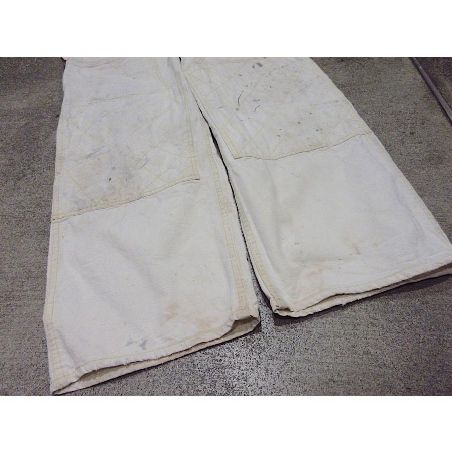 ビンテージ50's○CAN'T BUST'EMエプロン付きダブルニー生成り