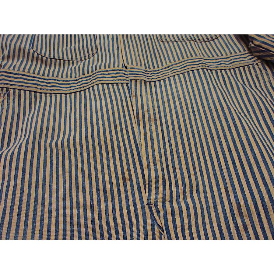 50s 60s ウォールズマスターメイド hbtオールインワン L-R 美品 ビンテージ50's○PENNEY'S BIG MACエクスプレスストライプ