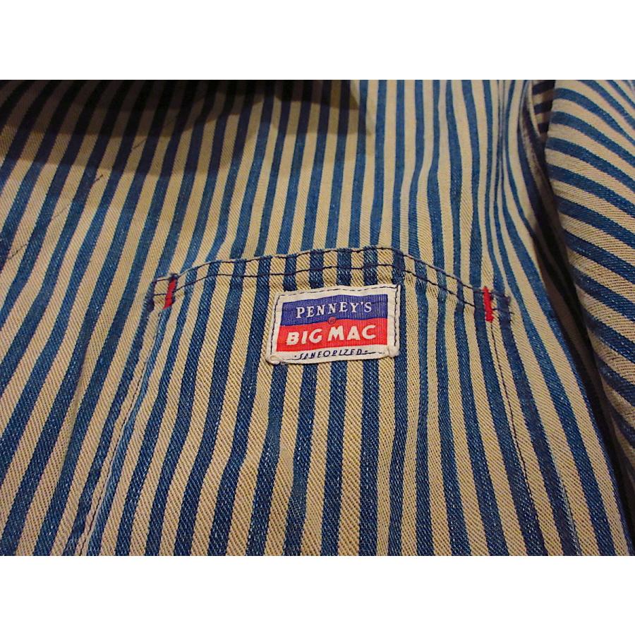 ビンテージ50's○PENNEY'S BIG MACエクスプレスストライプ