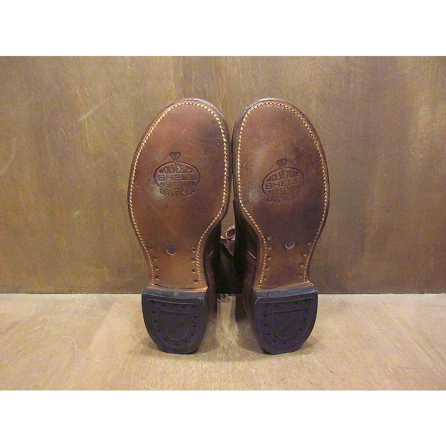 ビンテージ40's○DEADSTOCK箱付きWOLVERINE 1000マイルブーツ茶