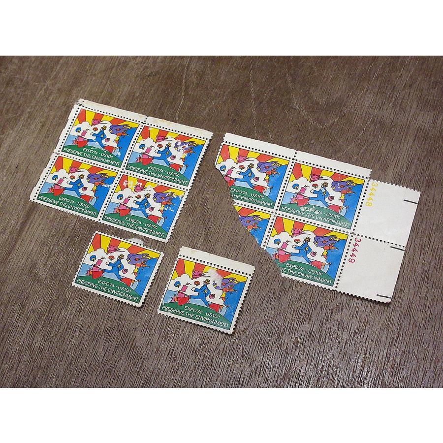 ビンテージ70's○Peter Max EXPO'74 US10¢記念切手セット○220118i7