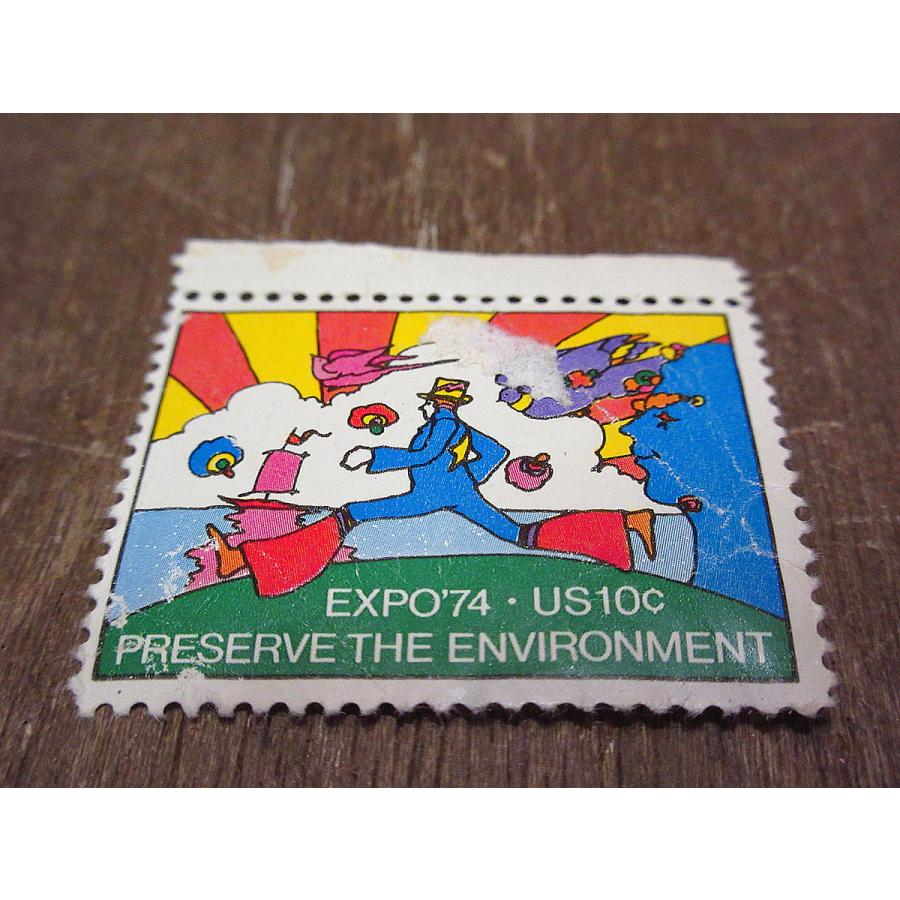 ビンテージ70's○Peter Max EXPO'74 US10¢記念切手セット○220118i7