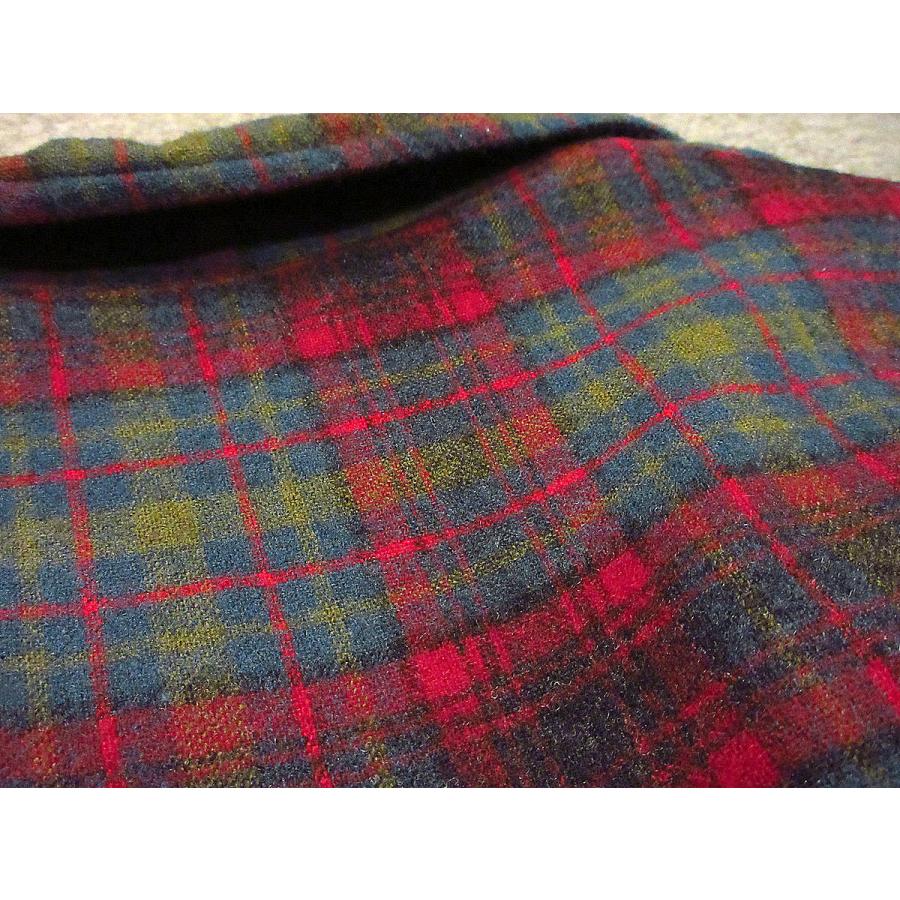 古着 CHRIS BENZ テーラードジャケット madeinusa Christopher Nemeth プリントデザイン レッド テーラードJKT