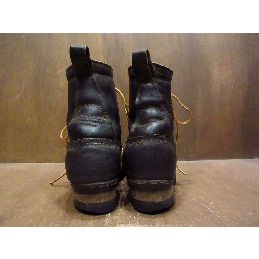 ビンテージ80's○RED WINGプリント羽根タグレザーワークブーツ ビンテージ80's○RED WINGプリント羽根タグレザーワークブーツ