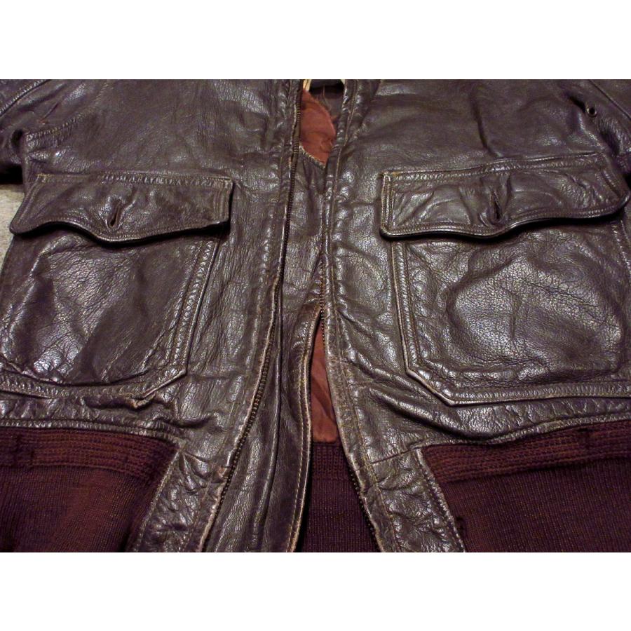 ビンテージ40's○U.S.NAVY G-1 55JI4フライトジャケットsize 40