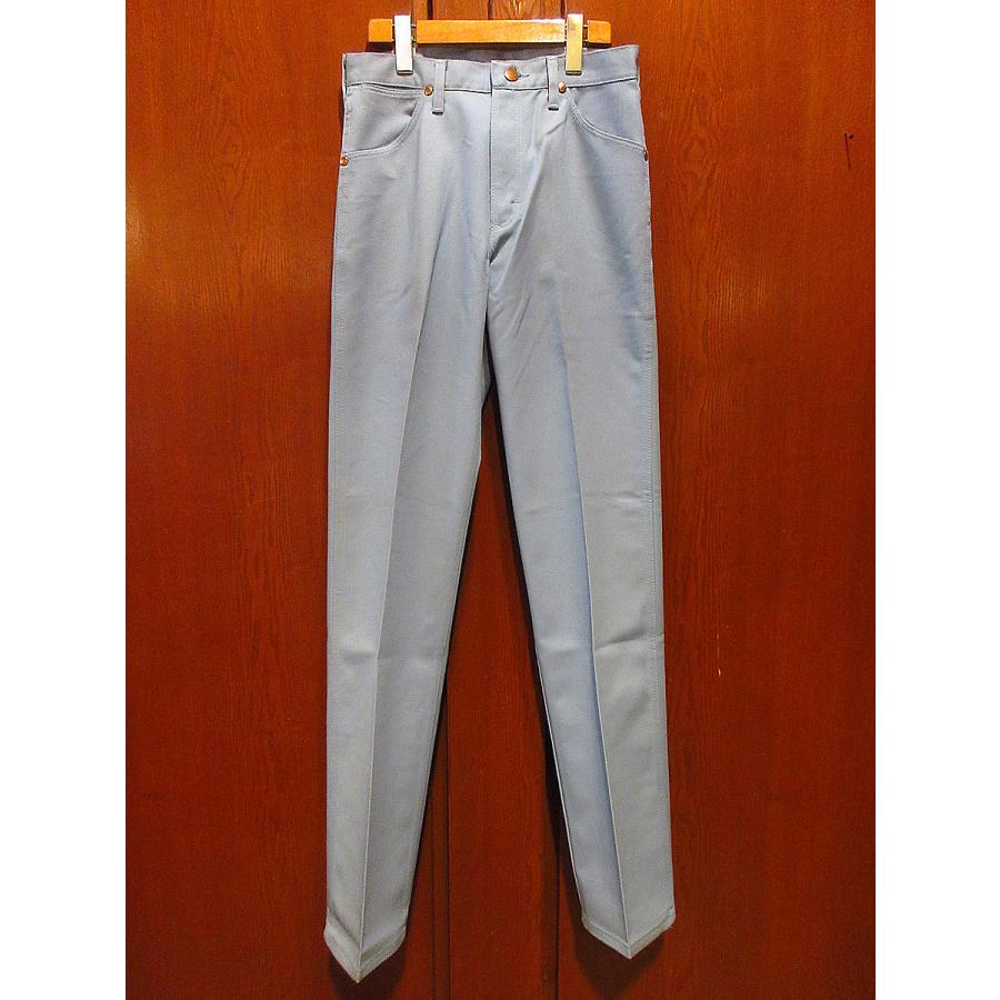 ビンテージ70's○DEADSTOCK Wrangler 13Tサックスブルー表記W30 L34