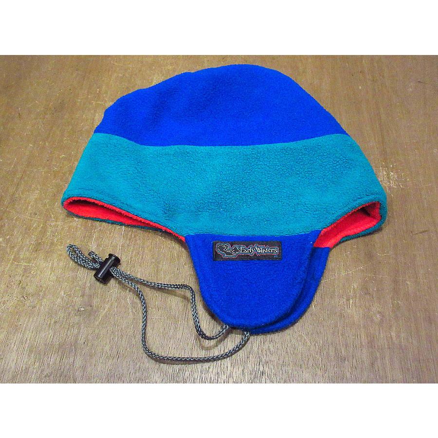 ビンテージ90's○Early Winters耳当て付きツートンフリースキャップ