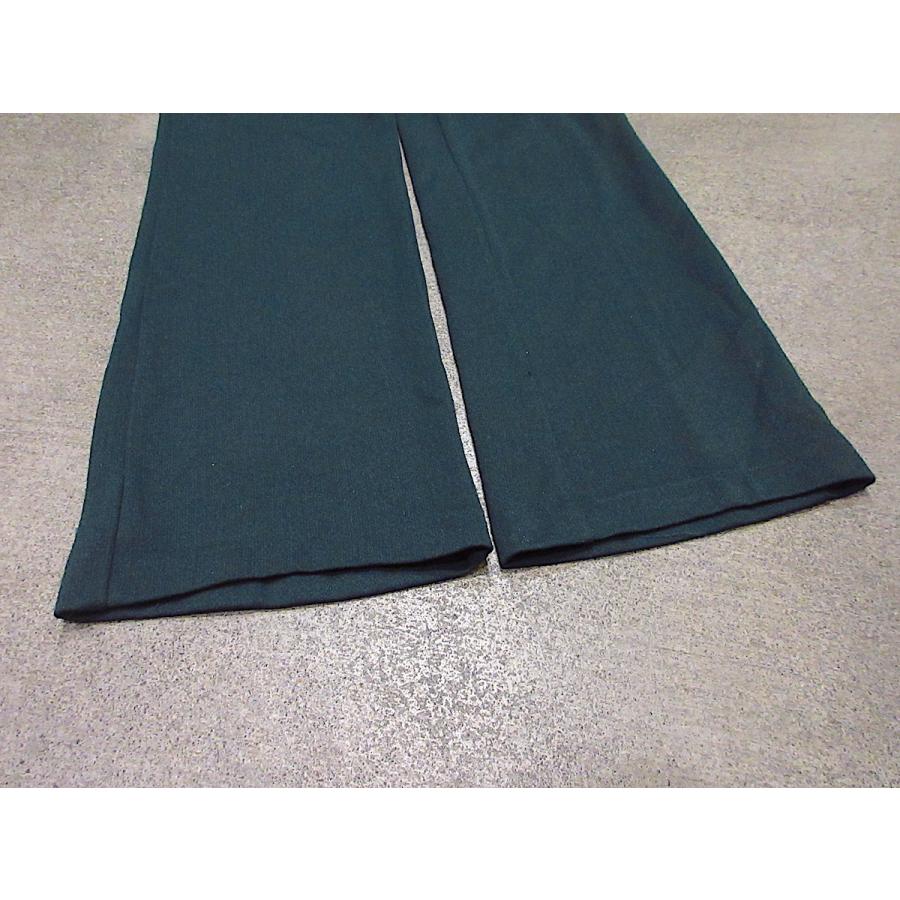 ビンテージ70's○MONTGOMERY WARDブーツカットパンツ深緑実寸W78cm