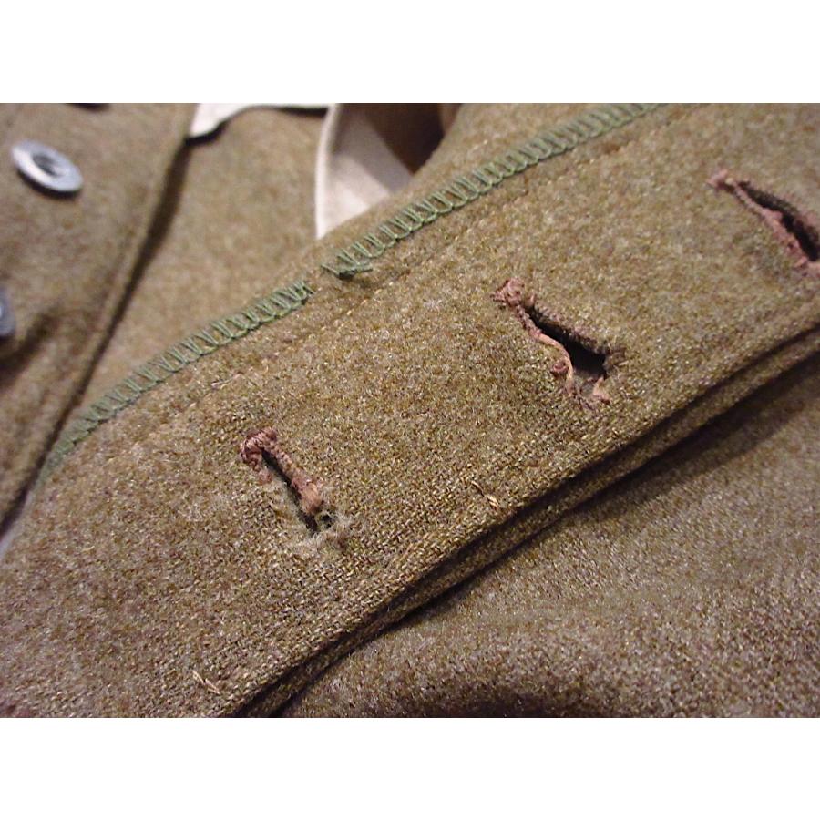 ビンテージ1910's○U.S.ARMYシンチバックメタルボタンウール