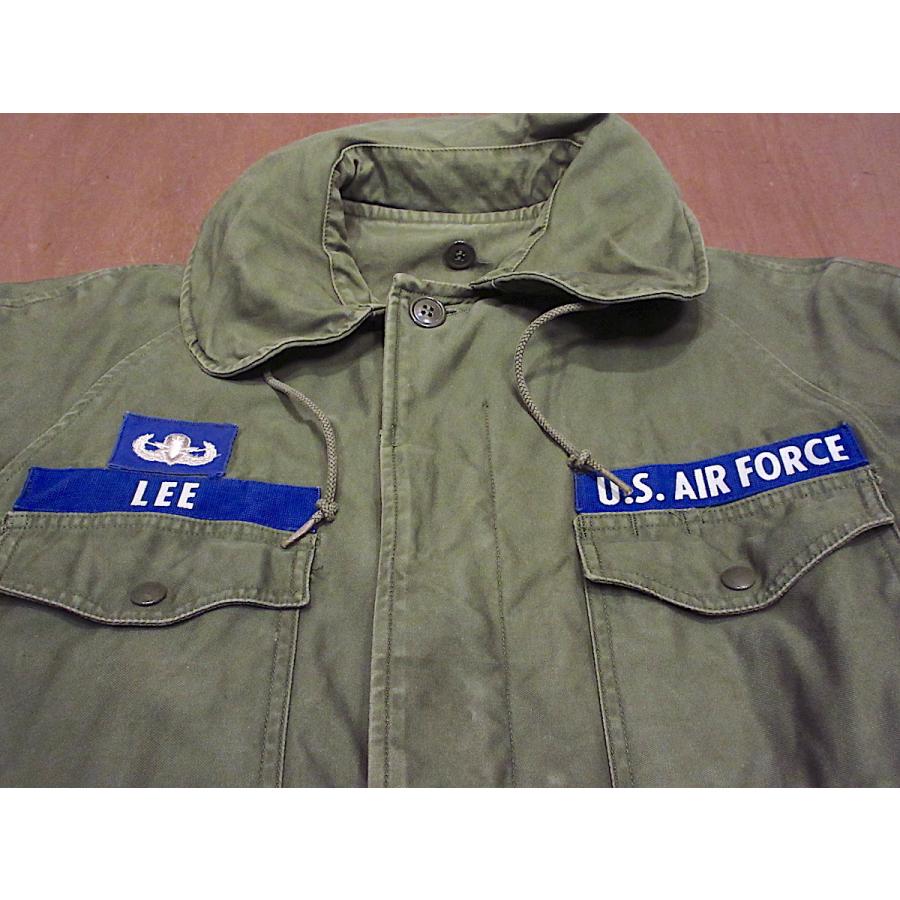 ビンテージ60's○USAFコットンサテンキャトルジャケットsize M-R