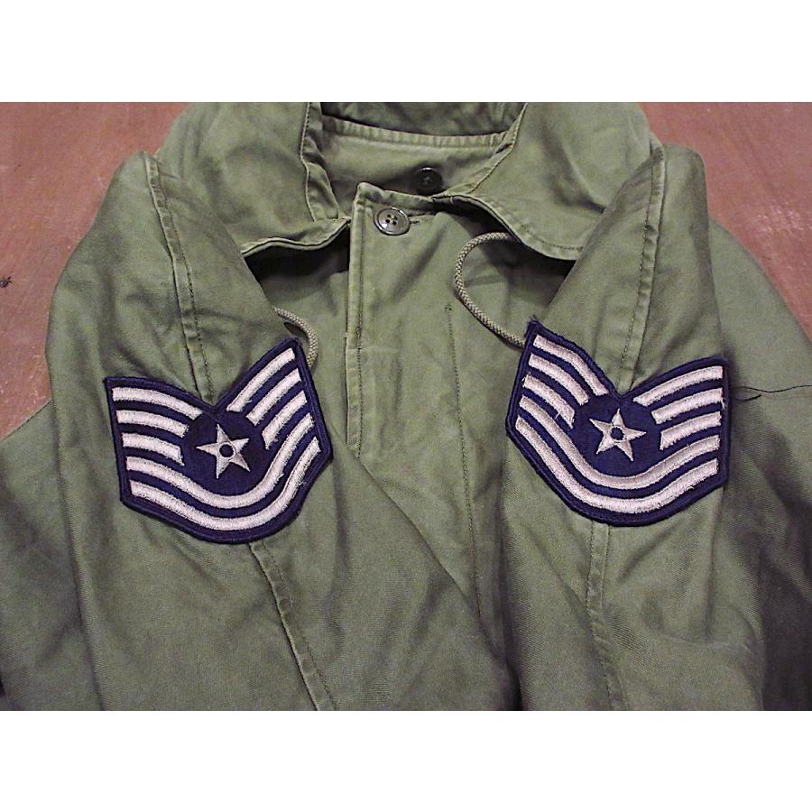 ビンテージ60's○USAFコットンサテンキャトルジャケットsize M-R
