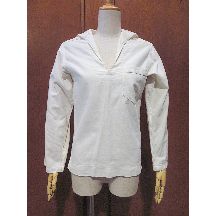 ビンテージ40's50's○U.S.NAVYコットンセーラーシャツ○220503m2-m
