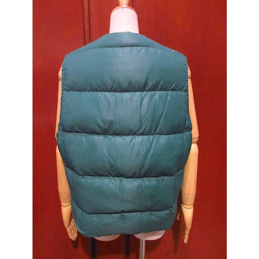 ビンテージ70's○Eddie Bauerリバーシブルダウンベストベージュ×緑