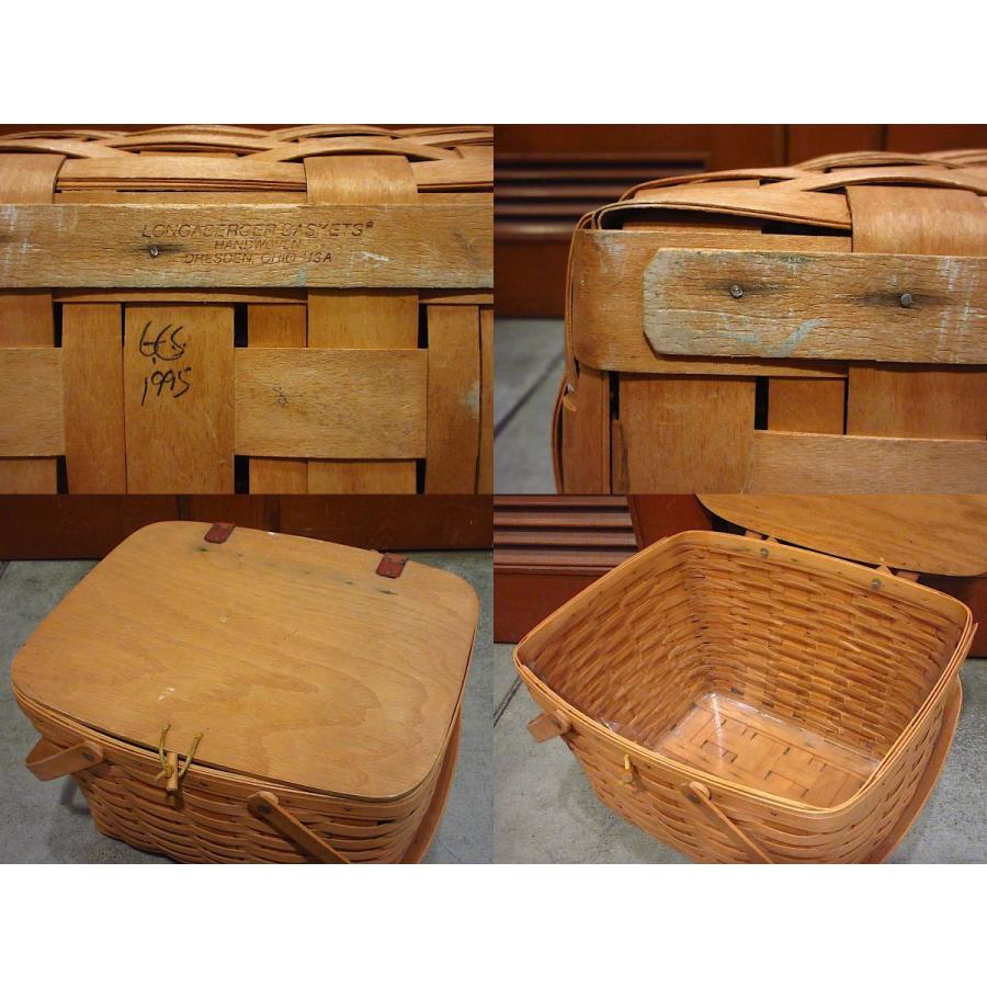 ビンテージ90's○LONGABERGER BASKETSピクニックバスケット ビンテージ90's○LONGABERGER BASKETSピクニックバスケット