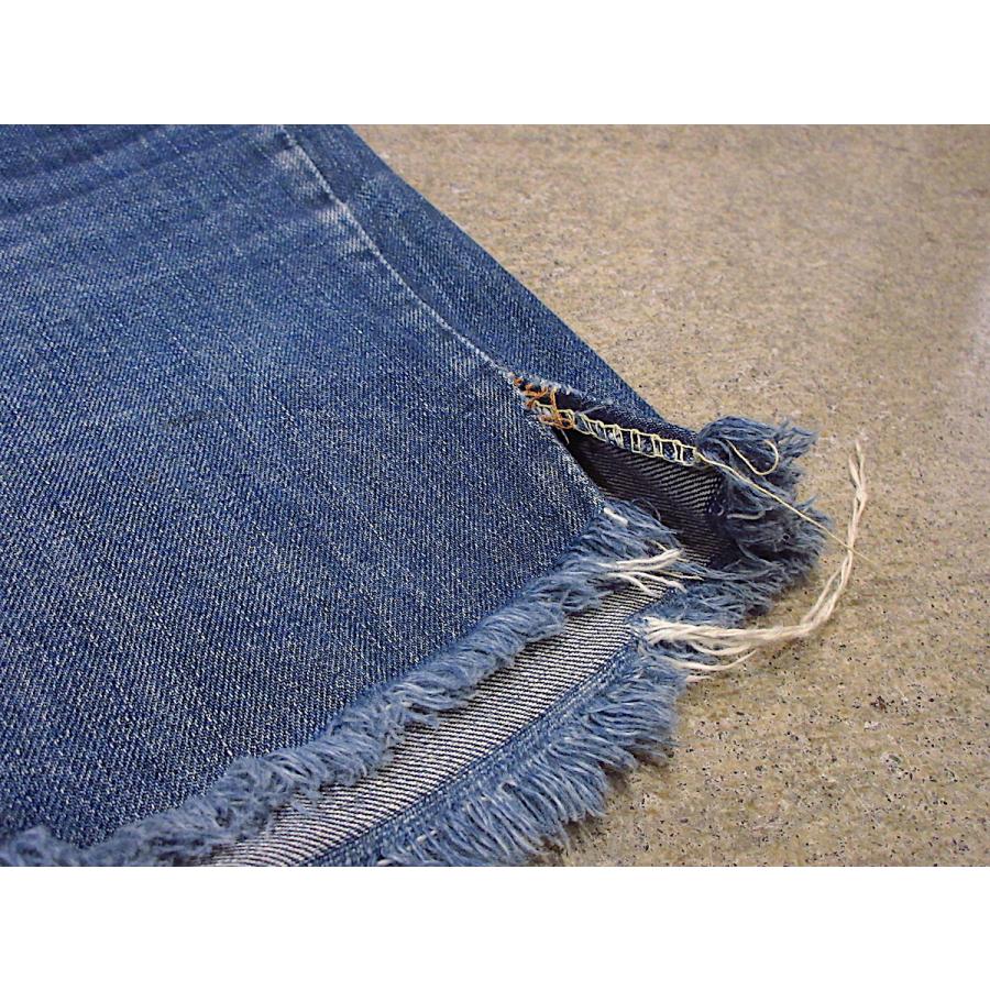 ビンテージ70's○Levi's 717デニムカットオフデニムショーツ実寸W74cm