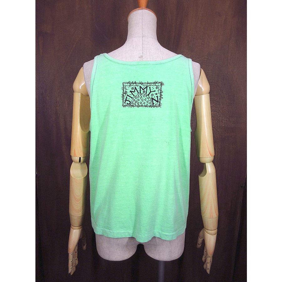 ビンテージ90's○DEADSTOCK JIMMY'Zボーイズコットンタンクトップ黄緑