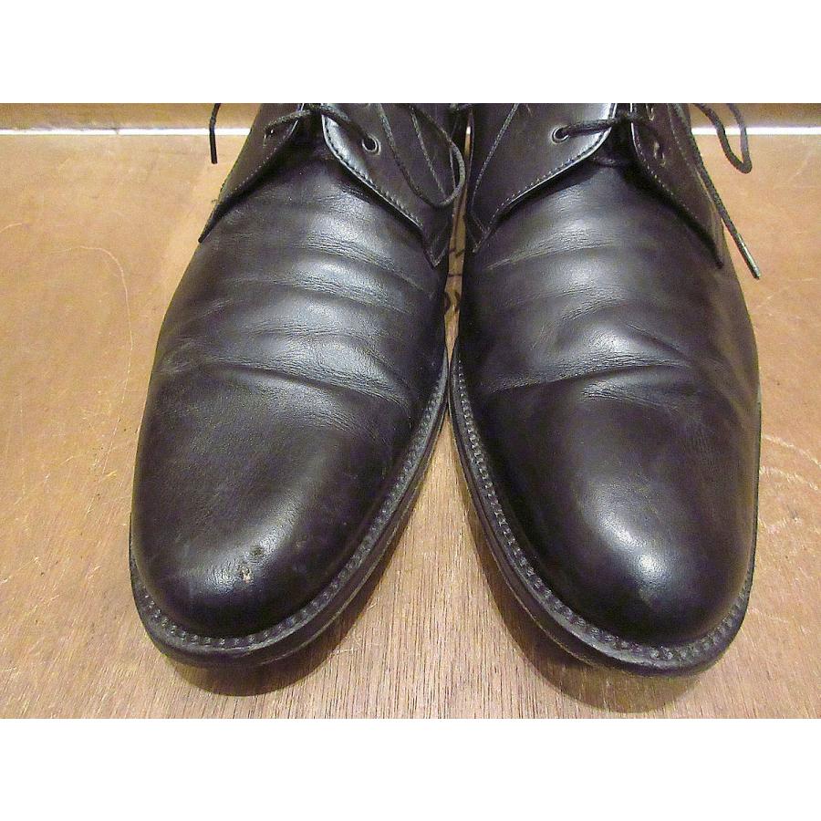 ビンテージ70’s●MADE IN ITALY FERRAGAMOプレーントゥシューズsize11 1/2D●220608m5-m-dshs-295cm革靴メンズレザー古靴1970s｜cozyvintage｜02