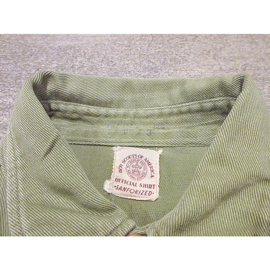 ビンテージ50's60's○BOY SCOUT OF AMERICAボーイスカウトシャツsize15