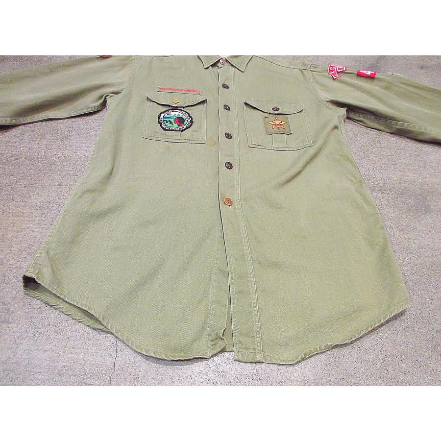 ビンテージ50's60's○BOY SCOUT OF AMERICAボーイスカウトシャツsize15