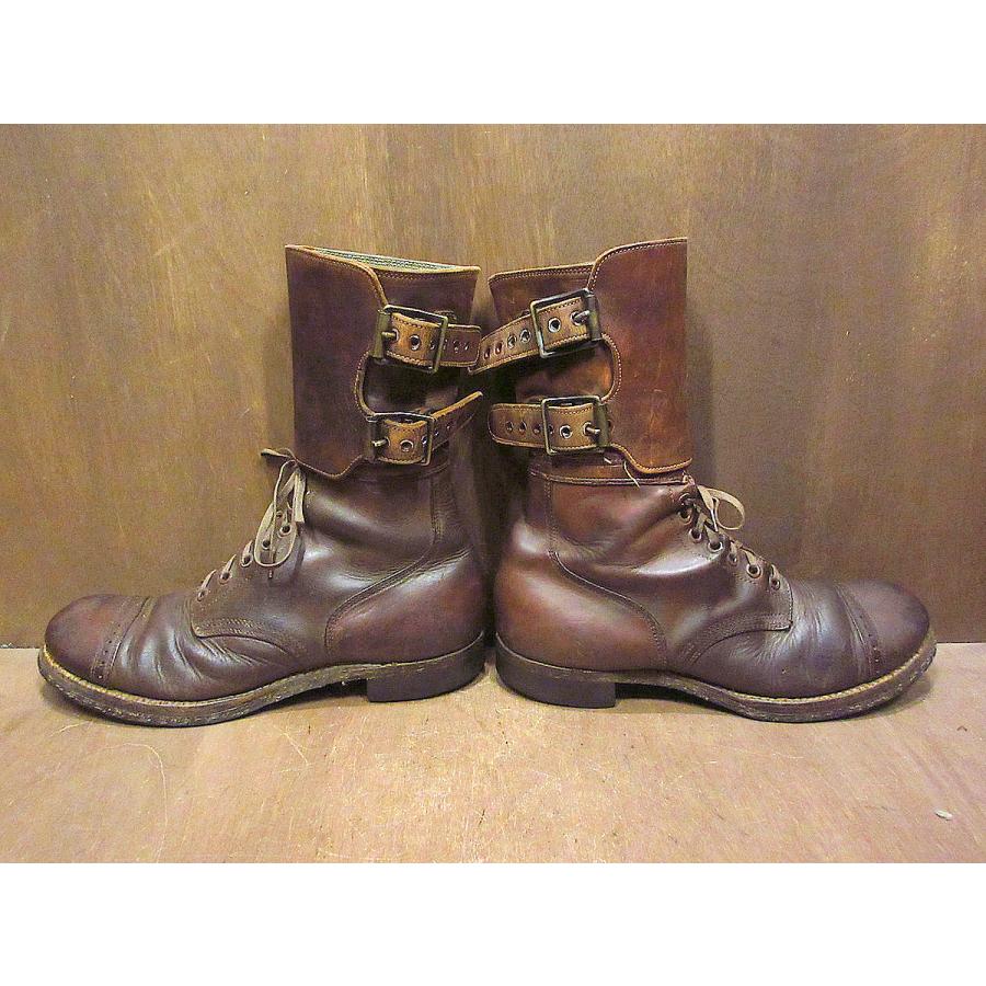 ビンテージ40's○U.S.ARMY M-43 2バックルコンバットブーツ茶size 7D
