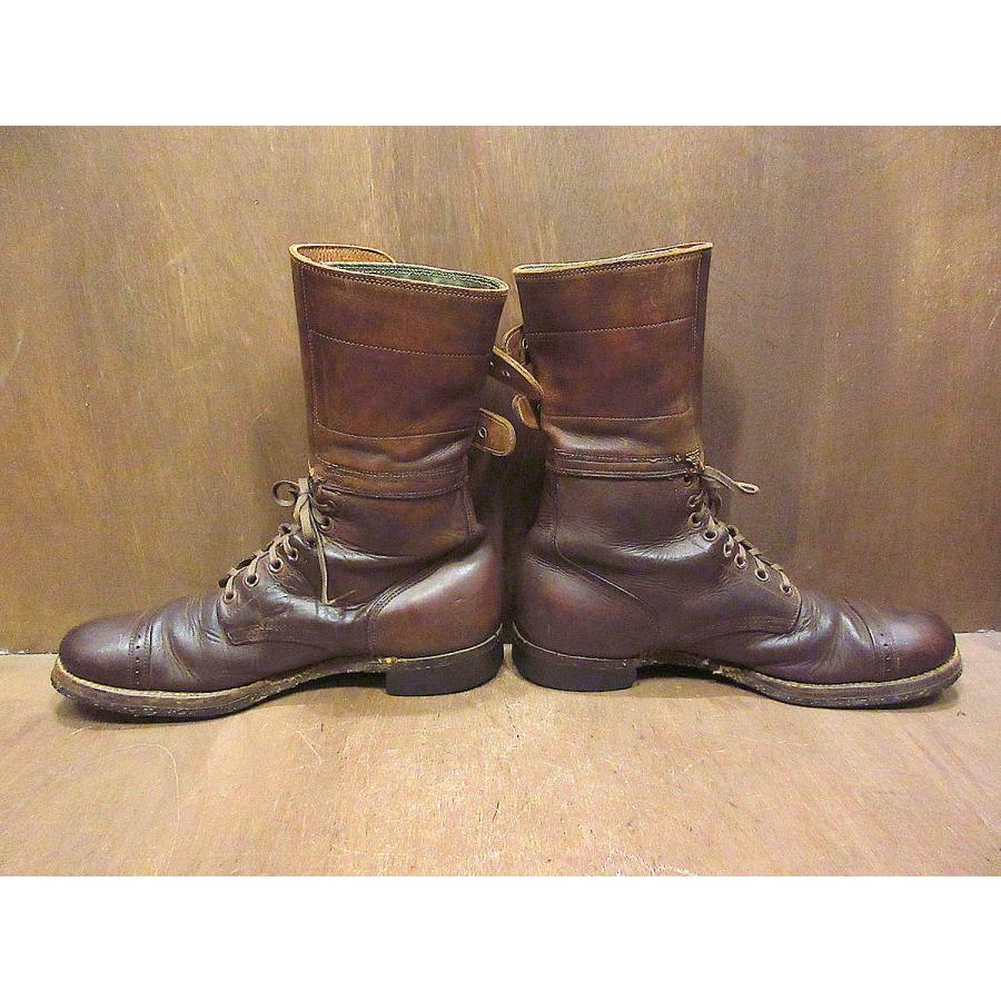 ビンテージ40's○U.S.ARMY M-43 2バックルコンバットブーツ茶size 7D