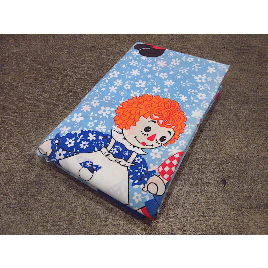 ビンテージ70's○ラガディアン&アンディベッドシーツsize 242cm×171.5