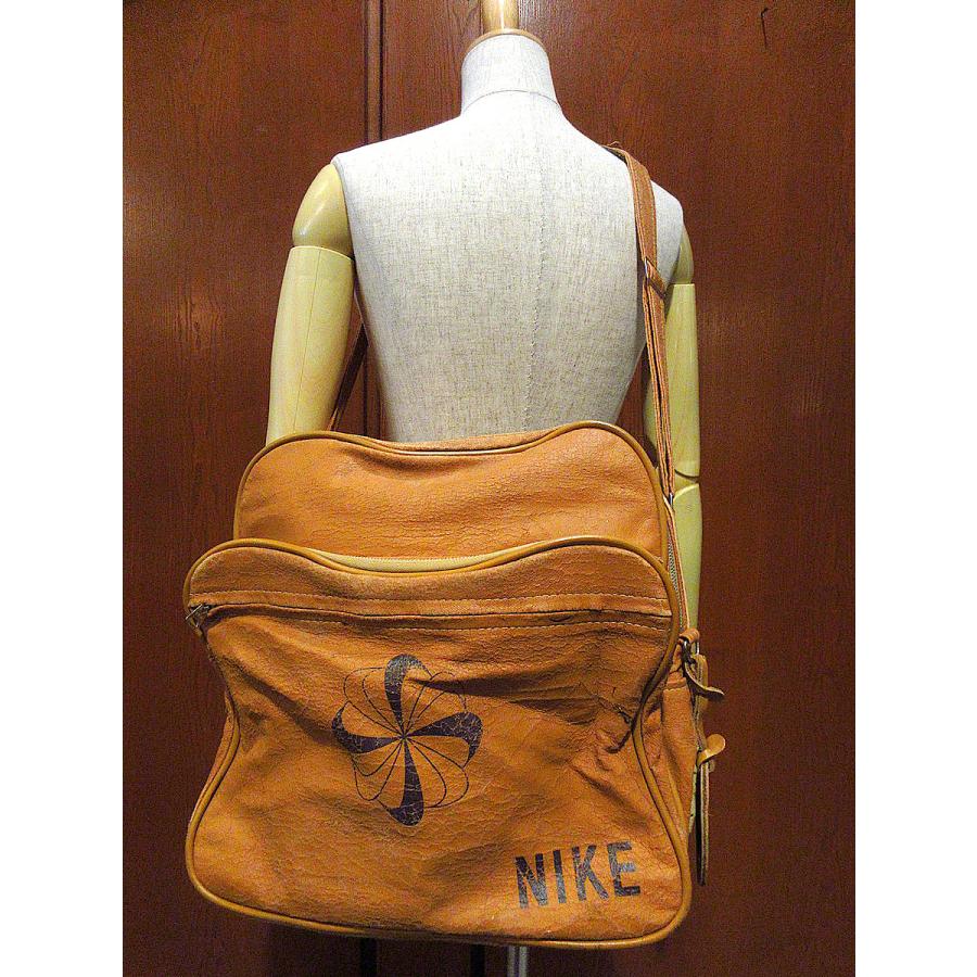 ビンテージ70's○NIKE風車ロゴショルダーバック○221016k6-bag ビンテージ70's○NIKE風車ロゴショルダーバック○221016k6-bag