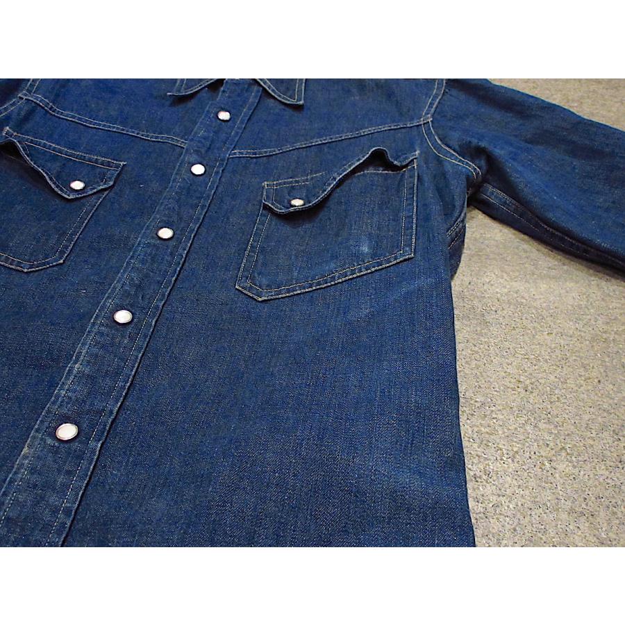 ビンテージ50's○Levi'sショートホーンデニムウエスタンシャツ ビンテージ50's○Levi'sショートホーンデニムウエスタンシャツ