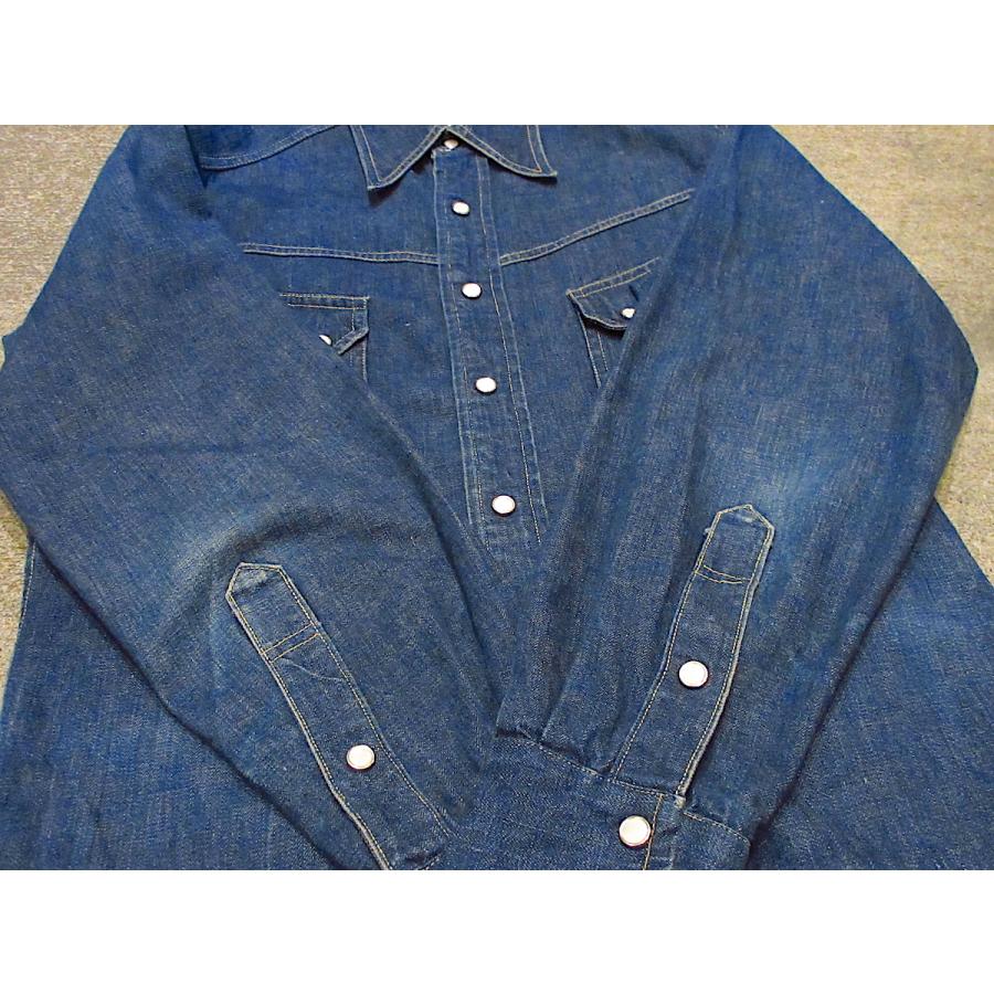ビンテージ50's○Levi'sショートホーンデニムウエスタンシャツ ビンテージ50's○Levi'sショートホーンデニムウエスタンシャツ