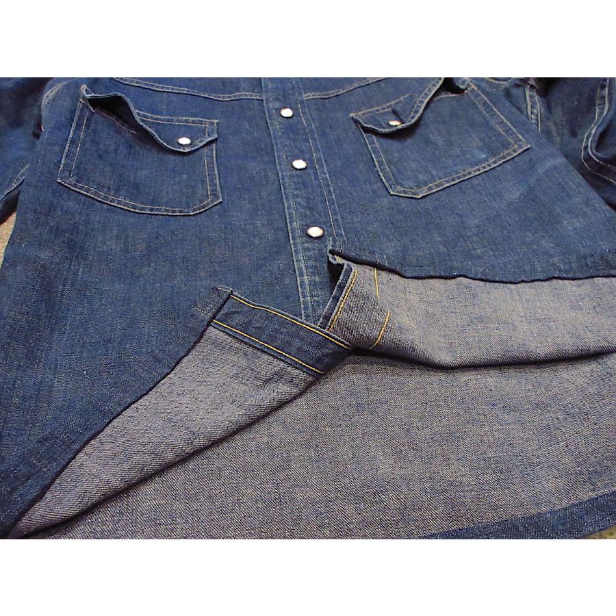 ビンテージ50's○Levi'sショートホーンデニムウエスタンシャツ ビンテージ50's○Levi'sショートホーンデニムウエスタンシャツ