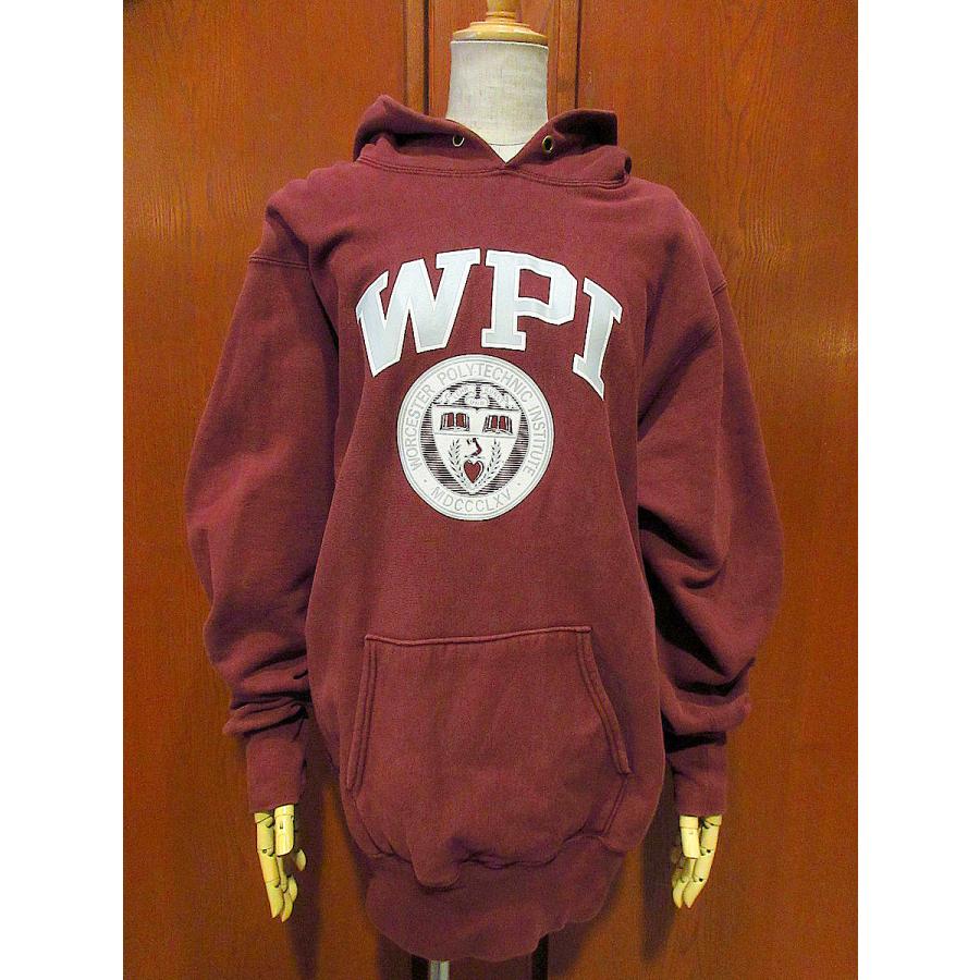 ビンテージ90's○Champion WPIリバースウィーブスウェットパーカ