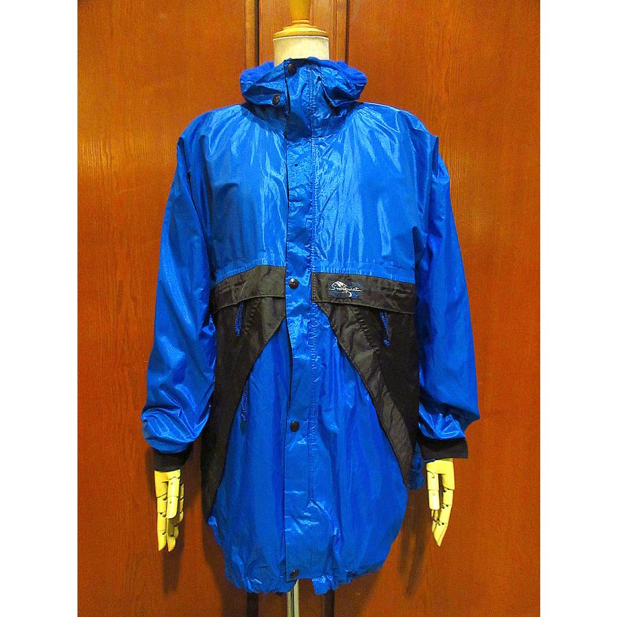 ビンテージ○Stohlquistナイロンカヤックジャケット青size L○221213s1