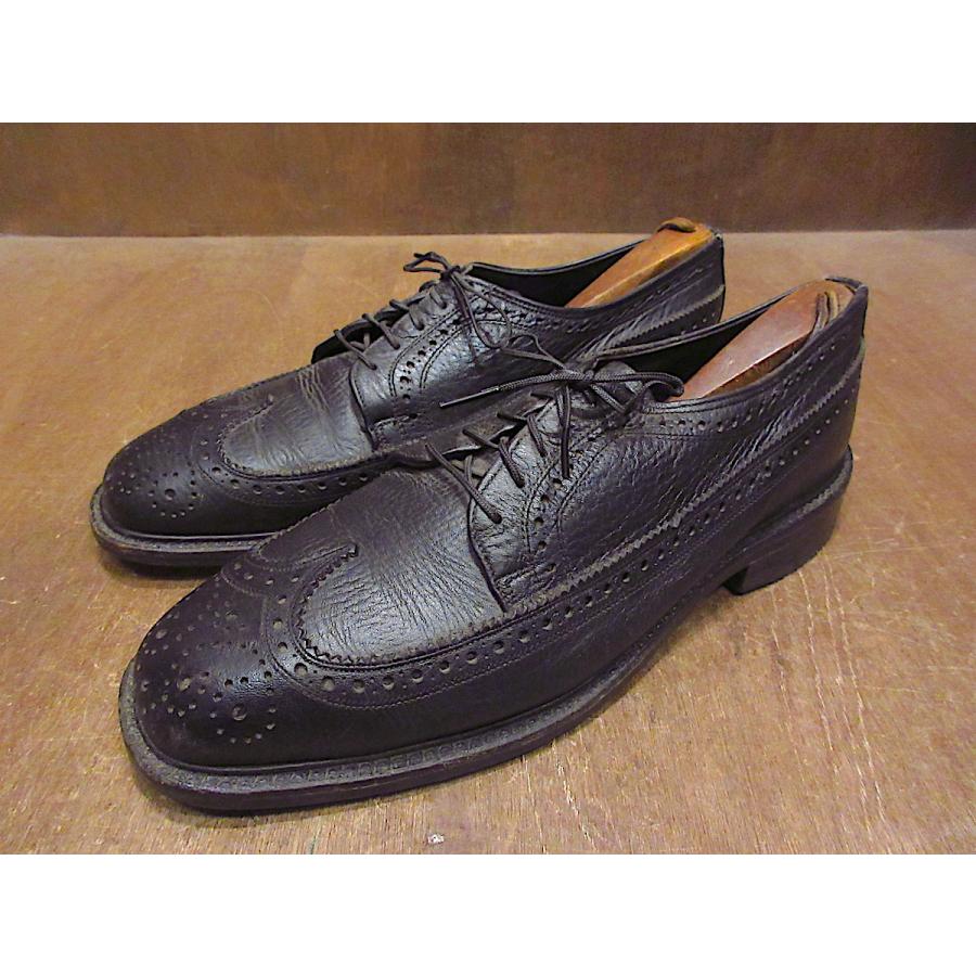 ビンテージ70's○Benchmarkウイングチップシューズ実寸28cm○221217k7