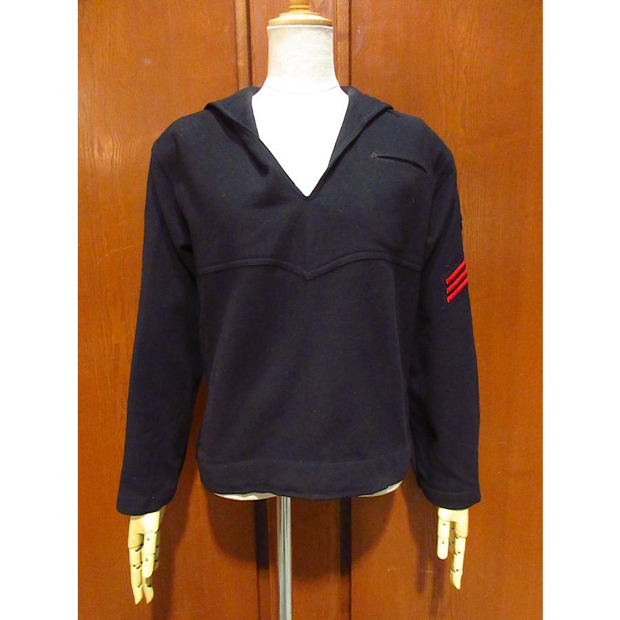 ビンテージ40's○U.S.NAVYウールセーラーシャツ○230115r6-m-lssh-mlt