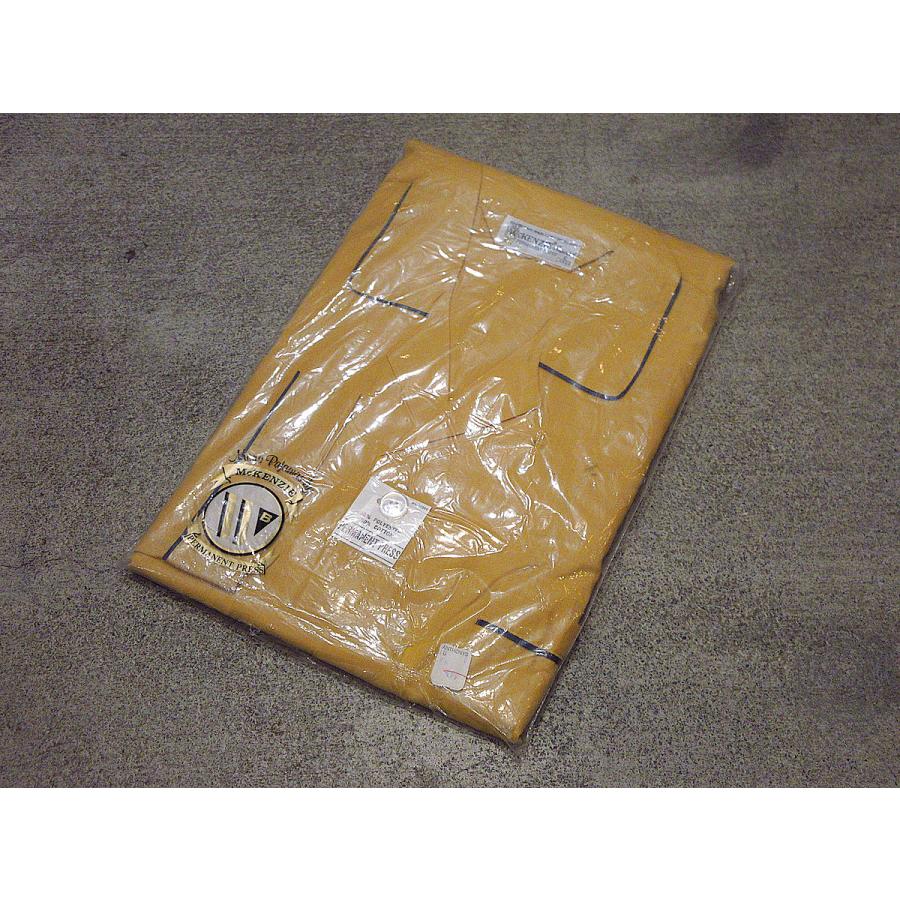 ビンテージ70's○DEADSTOCK McKENZIEパジャマセット黄size C○230212i5