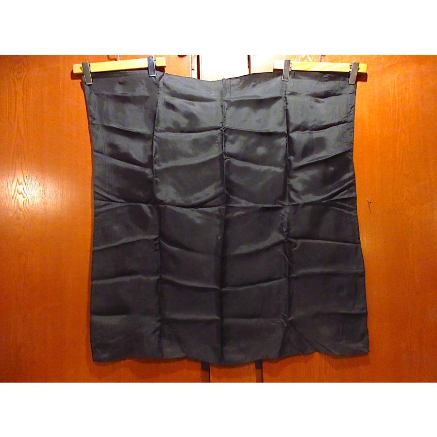 ビンテージ40's○無地スカーフ黒size 約87cm×89cm○230302c4-scf 1940s