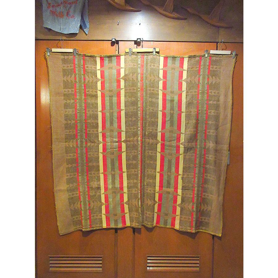 ビンテージ30's○PENDLETONネイティブ柄ウールブランケットsize ビンテージ30's○PENDLETONネイティブ柄ウールブランケットsize