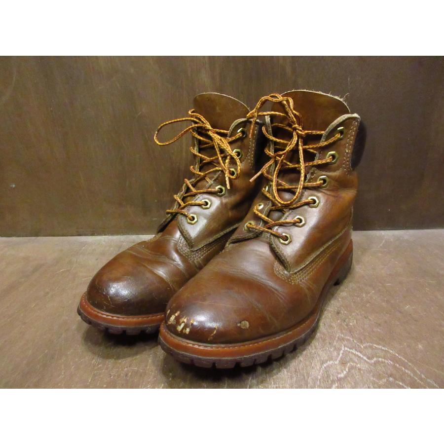 ビンテージ90's○Timberlandレザーワークブーツ茶size 75M ビンテージ90's○Timberlandレザーワークブーツ茶size 75M