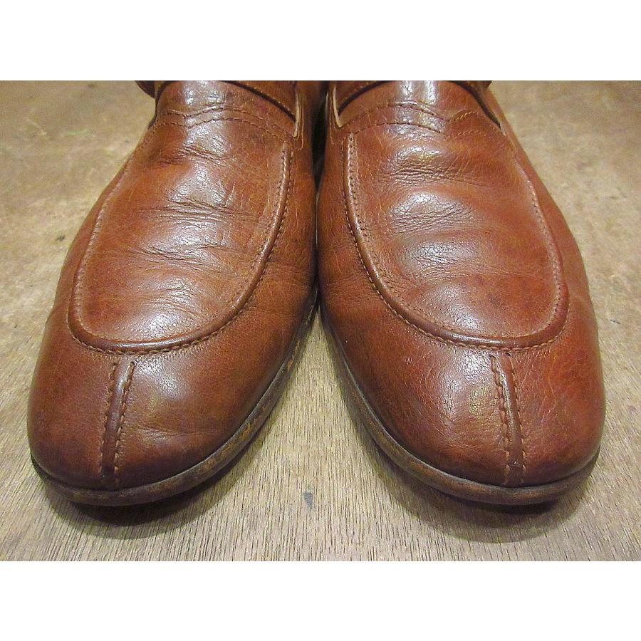 ビンテージ70's○WEYENBERG Uチップローファー茶size 12M ビンテージ70's○WEYENBERG Uチップローファー茶size 12M